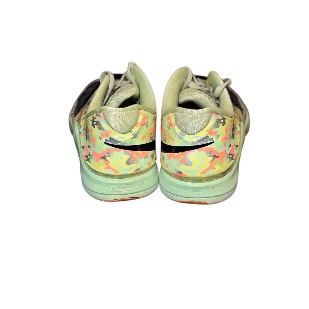 Nike KD 7 Easter Liquid Lime Green Shoes Kevin Durant Boys Sneakers Size 2.5 Y